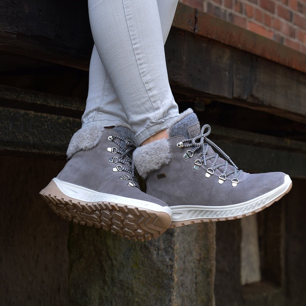 Produktbild 14 - Minfot Sala Kängor Mocka J-Tex Taupe