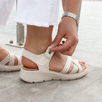 Minfot Cloudlite Sandaler Dame Nia Beige