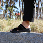 Minfot Sandal Komfort Maira Nubuck Svart