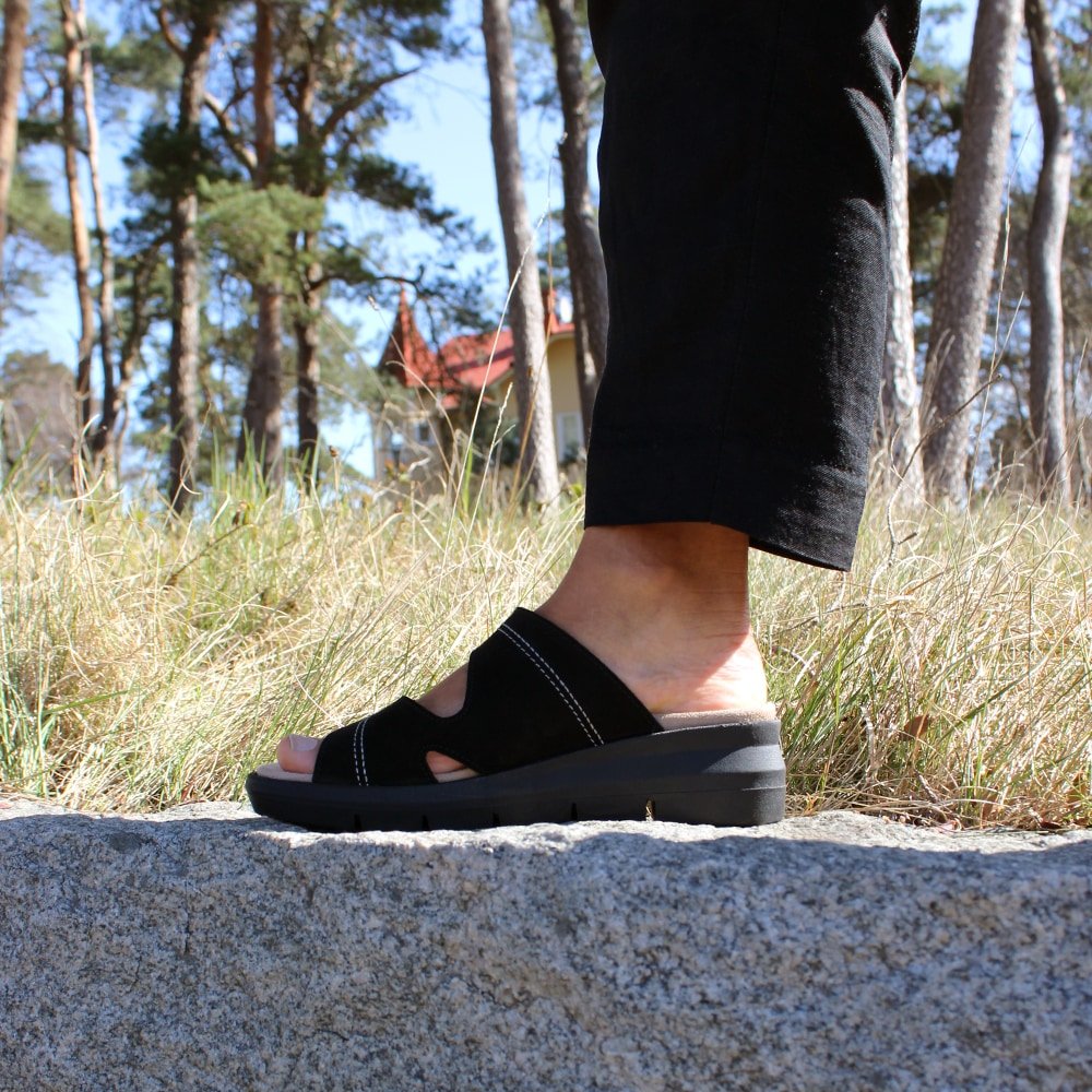 Produktbild 10 - Minfot Sandal Komfort Maira Nubuck Svart