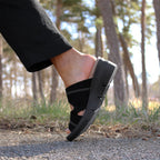 Minfot Sandal Komfort Maira Nubuck Svart