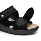 Minfot Sandal Komfort Maira Nubuck Svart