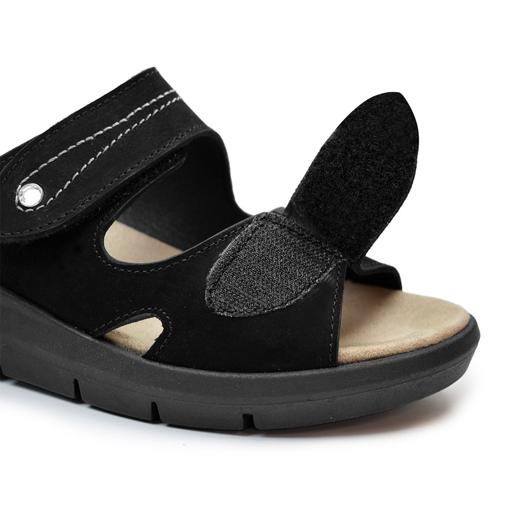 Produktbild 9 - Minfot Sandal Komfort Maira Nubuck Svart