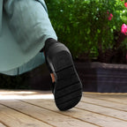 Minfot Sandal Komfort Mia med Hælkappe Nubuck Svart