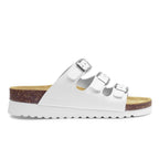 Minfot Sandal Myk Bio Dame Nappa Hvit 