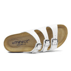 Minfot Sandal Myk Bio Dame Nappa Hvit 