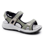 Minfot Nyhamn Sandaler Dame Green Beige