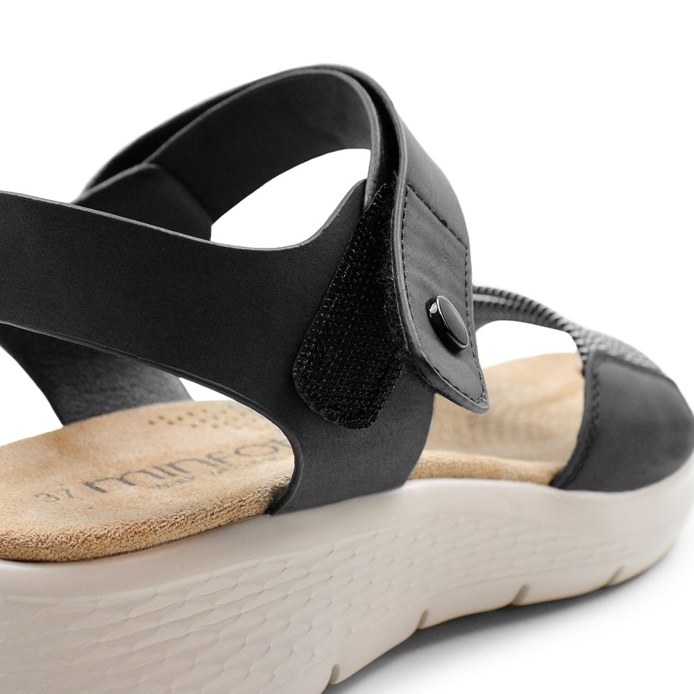 Minfot Cloudlite Eve Sandaler Dame Svart