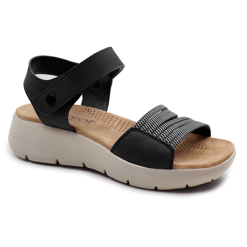 Minfot Cloudlite Eve Sandaler Dame Svart