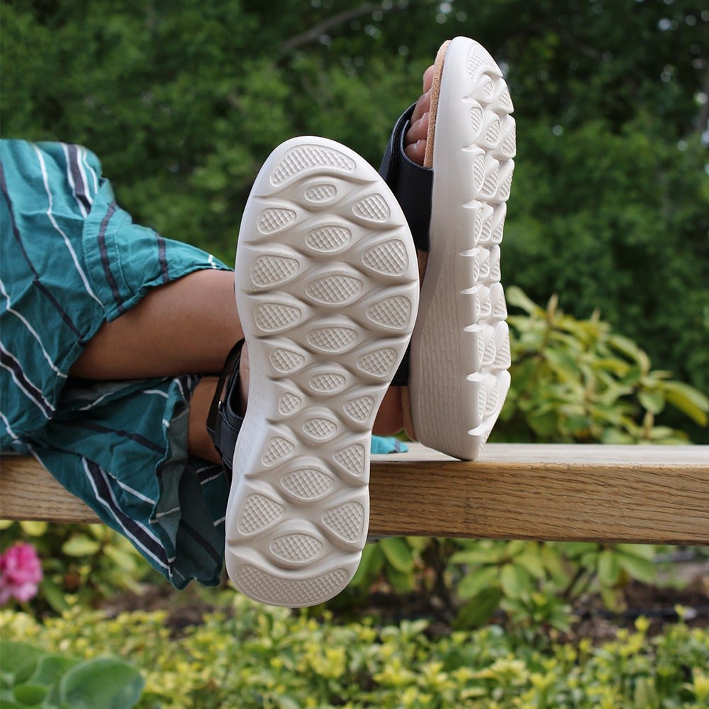 Minfot Cloudlite Joy Sandaler Dame Svart