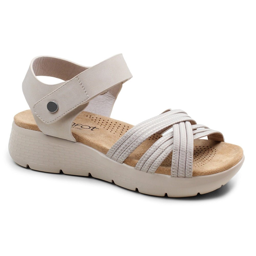 Minfot Cloudlite Sandaler Dame Nia Beige