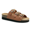 Minfot Lo Sandaler Dame Bio Skinn Cognac