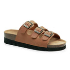 Minfot Lo Sandaler Dame Bio Skinn Cognac