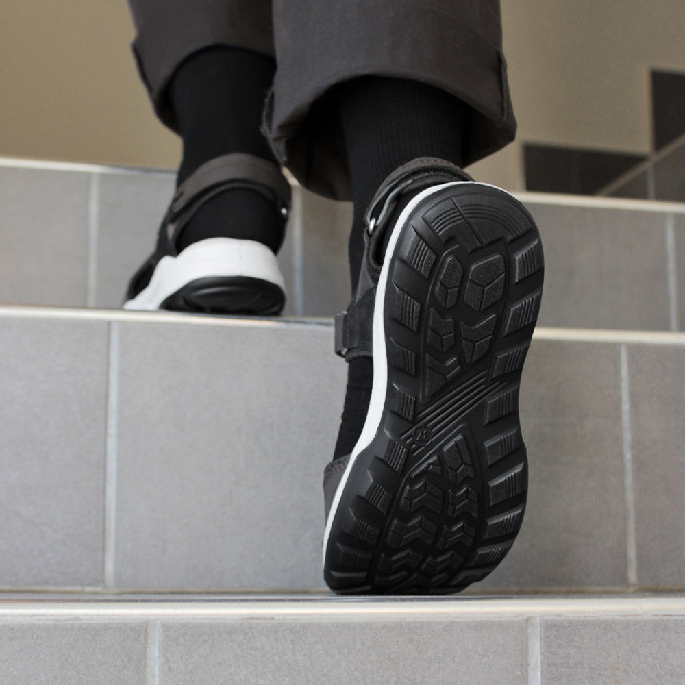 Minfot Nyhamn Sandaler Dame Nubuck Stone