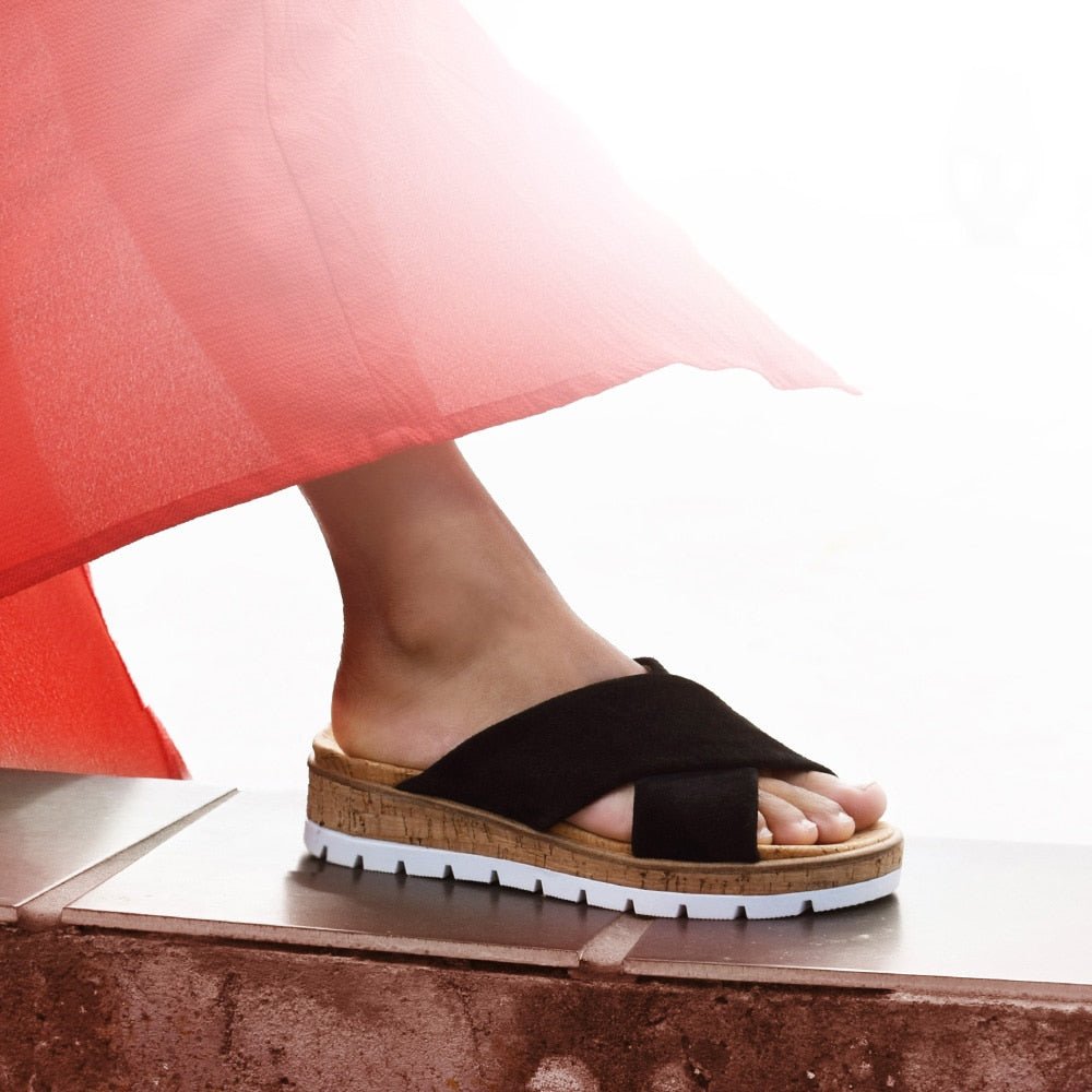 Minfot Sandaler Raposa Dame Svart