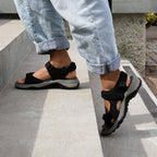 Minfot Sandhamn Sandaler Dame Nubuck Black