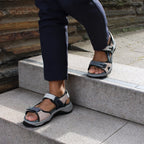Minfot Sandhamn Sandaler Dame Nubuck Navy Pink