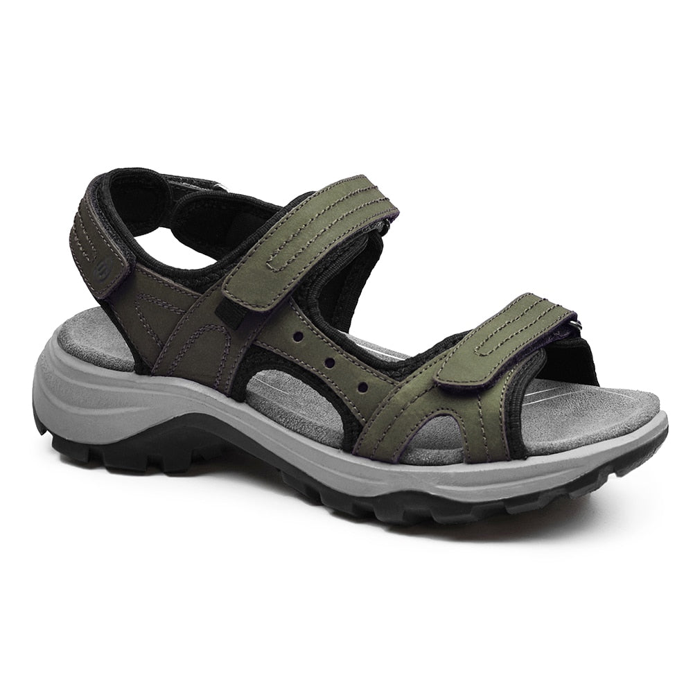 Minfot Sandaler Sandhamn Dame Nubuck OlivGrøn