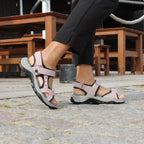 Minfot Sandhamn Sandaler Dame Nubuck Pink