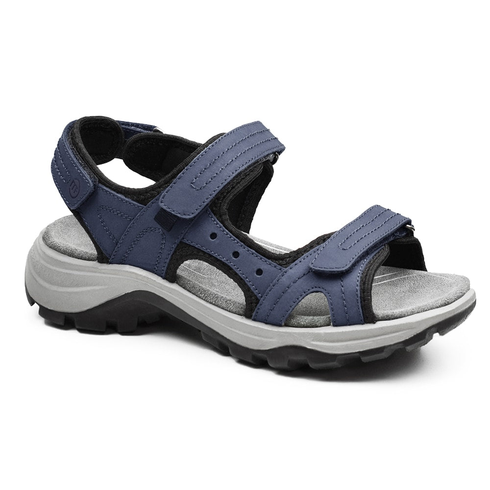 Minfot Sandaler Sandhamn Dam Nubuck Navy