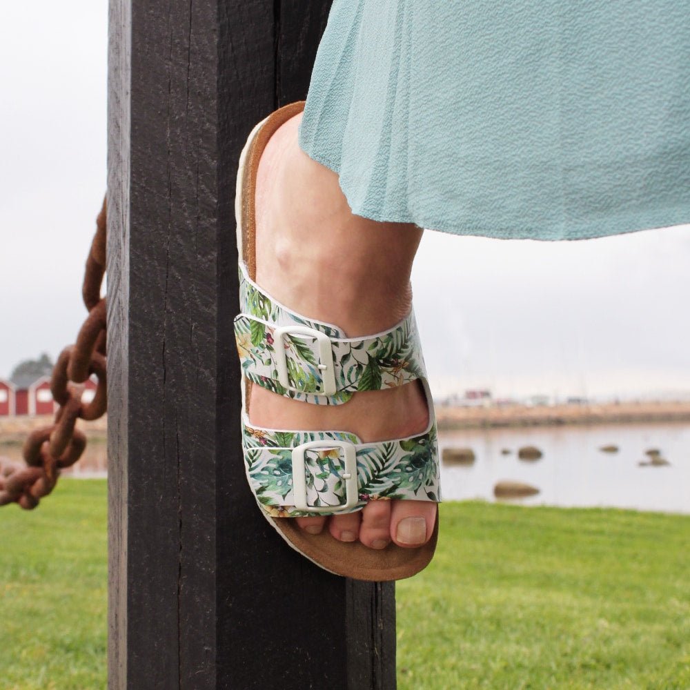 Minfot Sandaler Softstep Tropical Glow Hvit