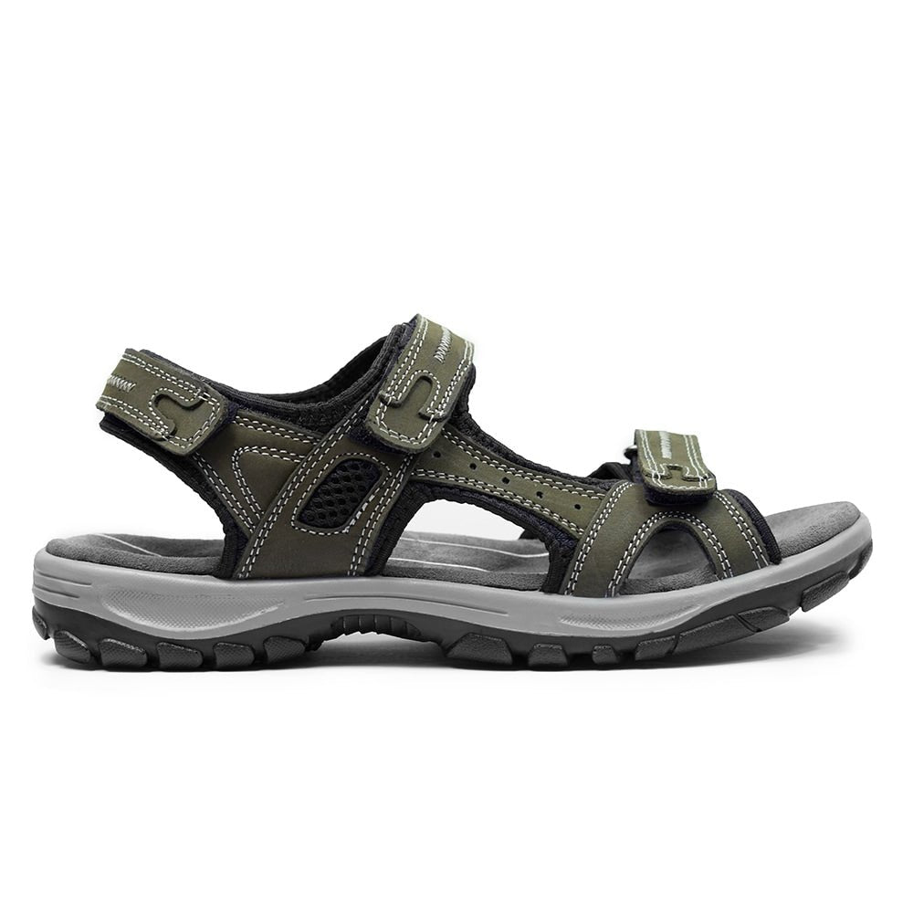 Minfot Sandaler Torekov Dame Nubuck Olivgrønn