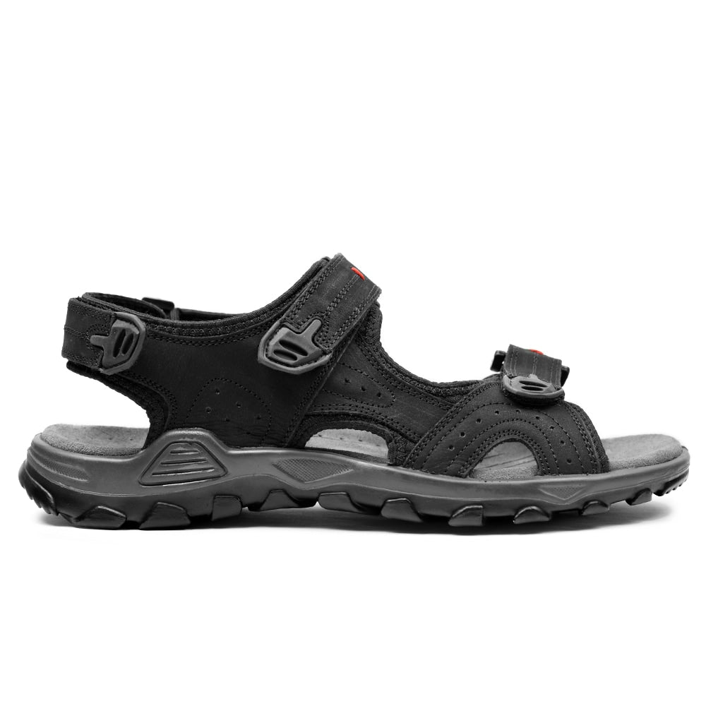 Minfot Sandaler Torekov Herre Nubuck Svart