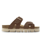 Minfot Upstep Lill Sandaler Dame Semsket Skinn Brun