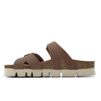 Minfot Upstep Lill Sandaler Dame Semsket Skinn Brun