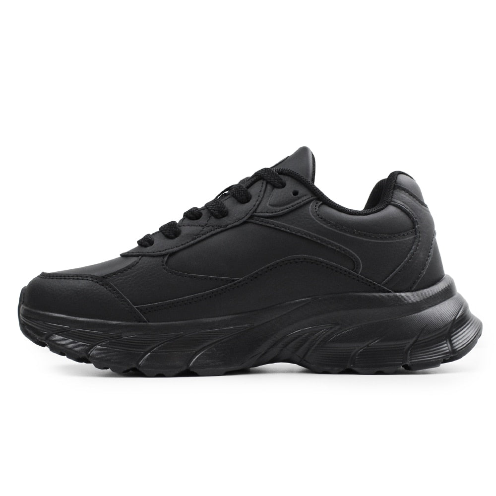 Minfot Joy Sneakers Dame Skinn Svart