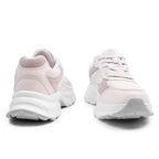 Minfot Joy Sneakers Dame Mesh Semsket skinn Rosa