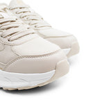 Minfot Joy Sneakers Dame Mesh Semsket skinn Sand