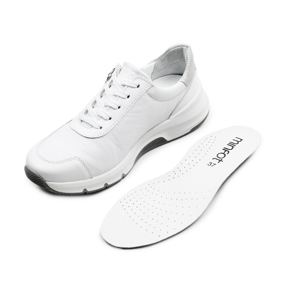 Minfot Sneaker Softrole Lux Stretch Hvit