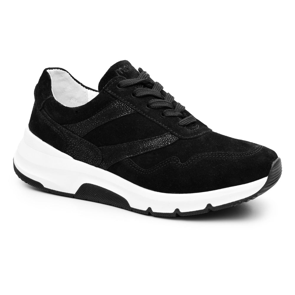 Minfot Sneaker Dame Softrole Pop Svart