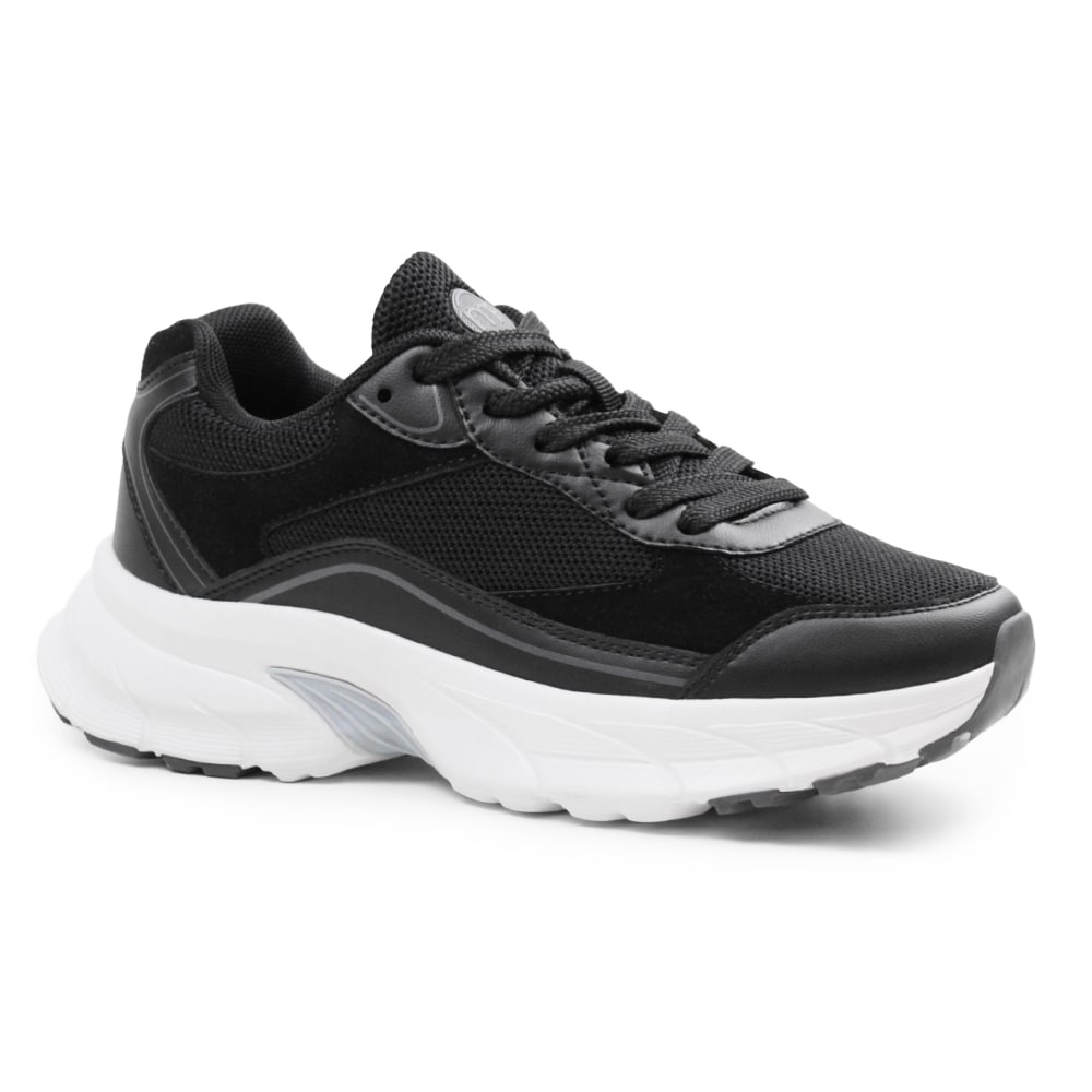Minfot Sneaker Joy Mesh Mocka Svart Vit