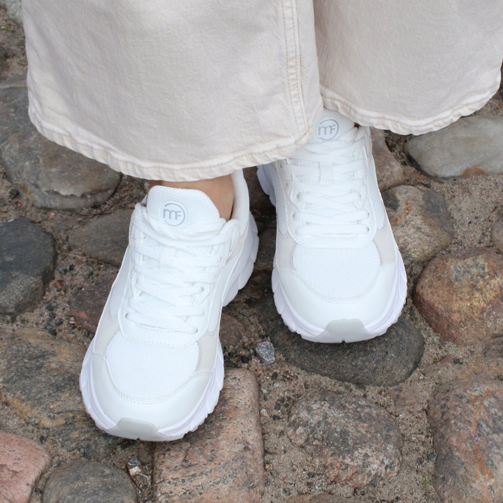 Produktbild 13 - Minfot Sneaker Joy Mesh Mocka Vit
