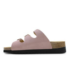 Minfot Sandal Myk Bio Lysrosa Semsket skinn