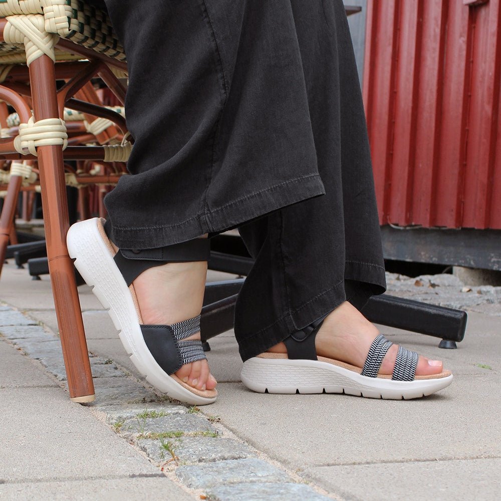 Minfot Cloudlite Eve Sandaler Dame Svart