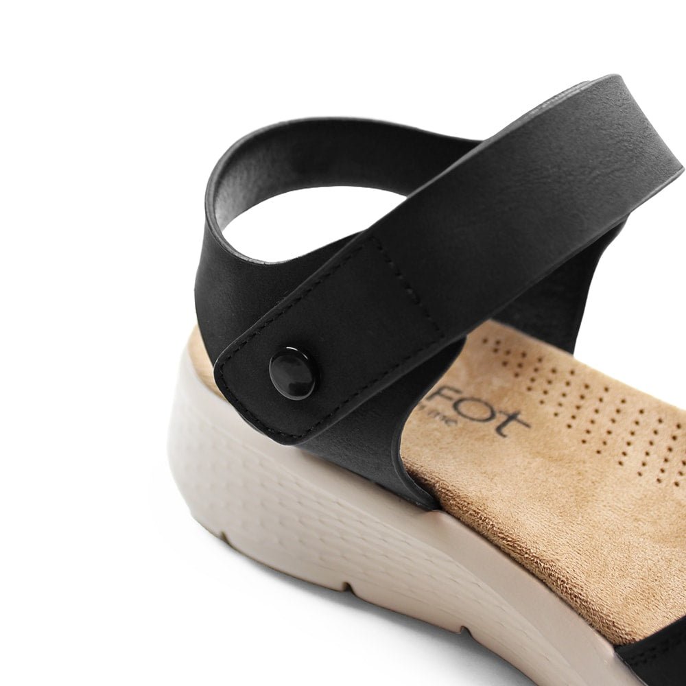Minfot Cloudlite Eve Sandaler Dame Svart
