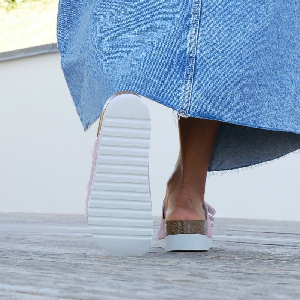 Minfot Dots Sandaler Dame Myk Bio Rosa