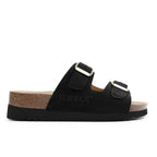 Minfot Moa Sandaler Dame Bio Semsket Skinn Nero