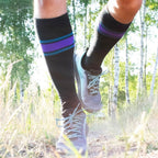 Minfot Sport Kompresjonssokker Lyocell Energy Svart 2-pk