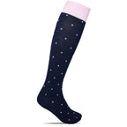 Minfot Støttestrømper Bomull Eco Dot Grey 1-pk