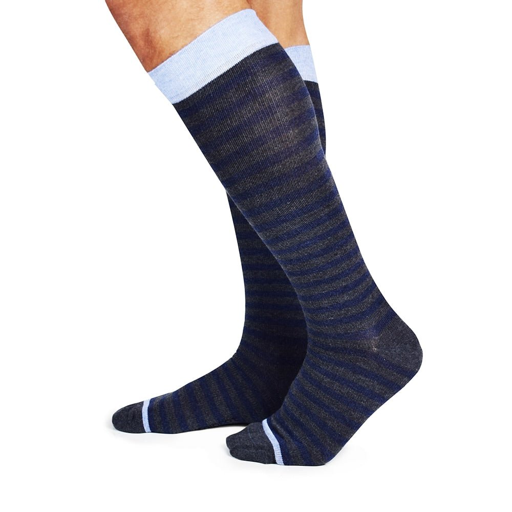 Produktbild 2 - Minfot Stödstrumpor Bomull Eco Line Grey