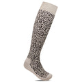 Minfot Støttestrømper Bomull Leopard Beige 1-pak
