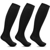 Minfot Støttestrømper Brede Bambu Svart 3-pk