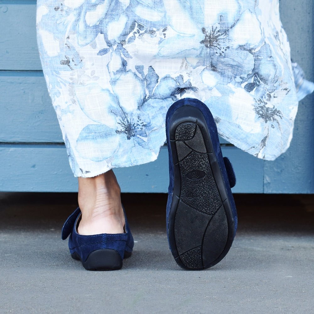 Minfot Sandaler Stretch Skagen Navy