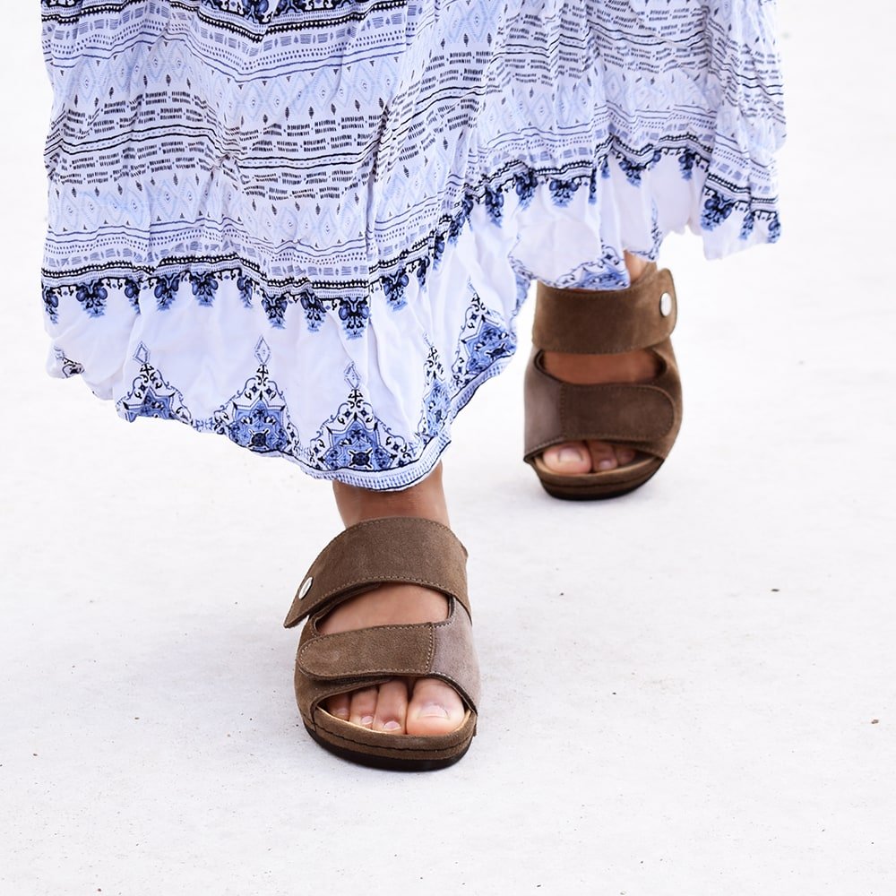 Minfot Sandaler Stretch Skagen Stone