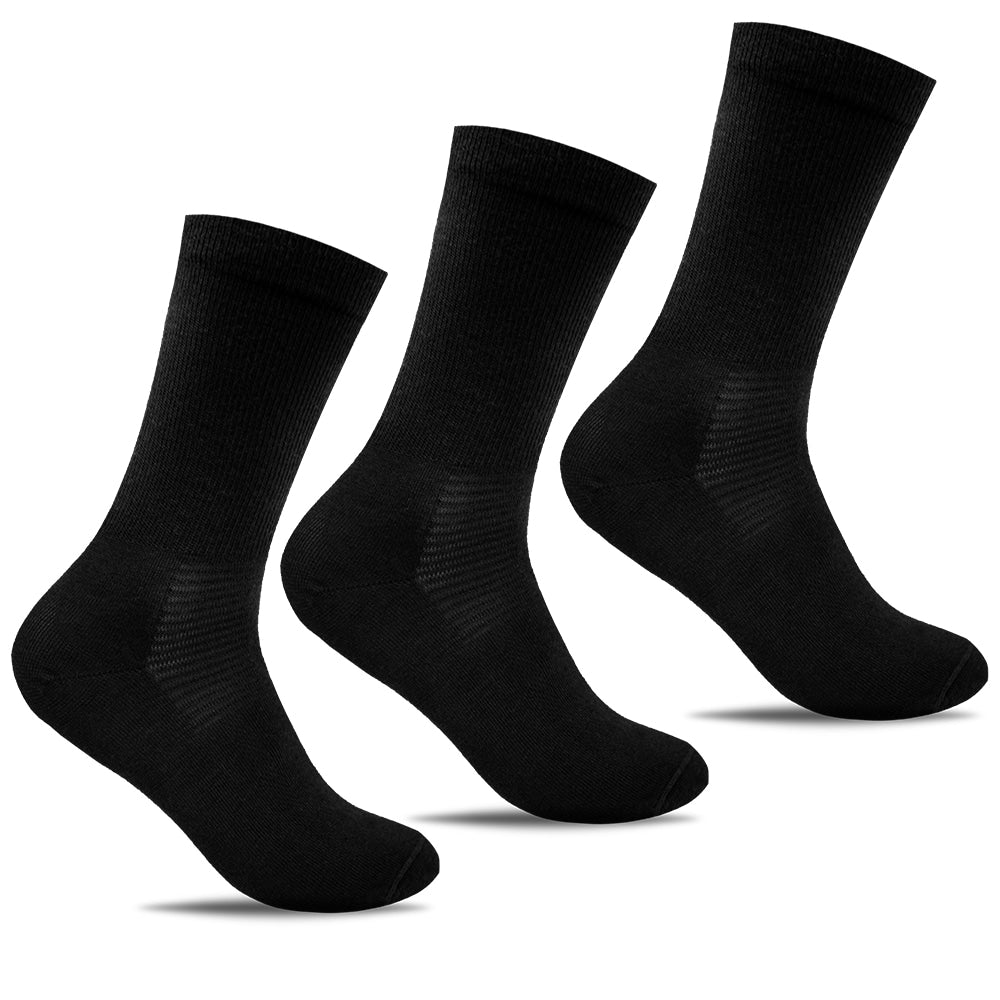 Minfot Strømper Merinoull Svart 3-Pack