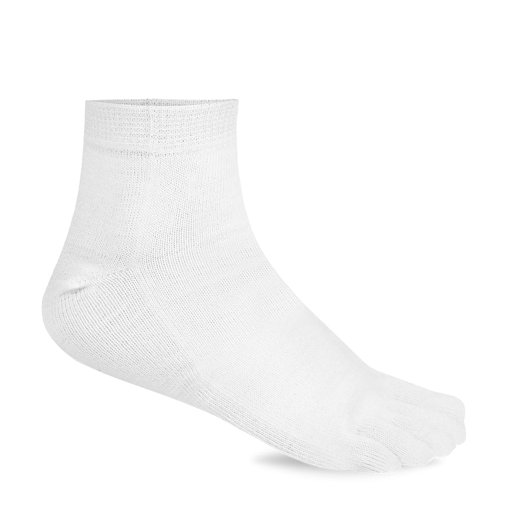 Minfot Tåstrømper Bomull Hvit 1-pk